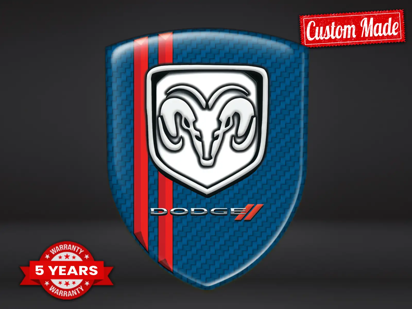 Dodge Fensteraufkleber Racing Hochwertig Robust